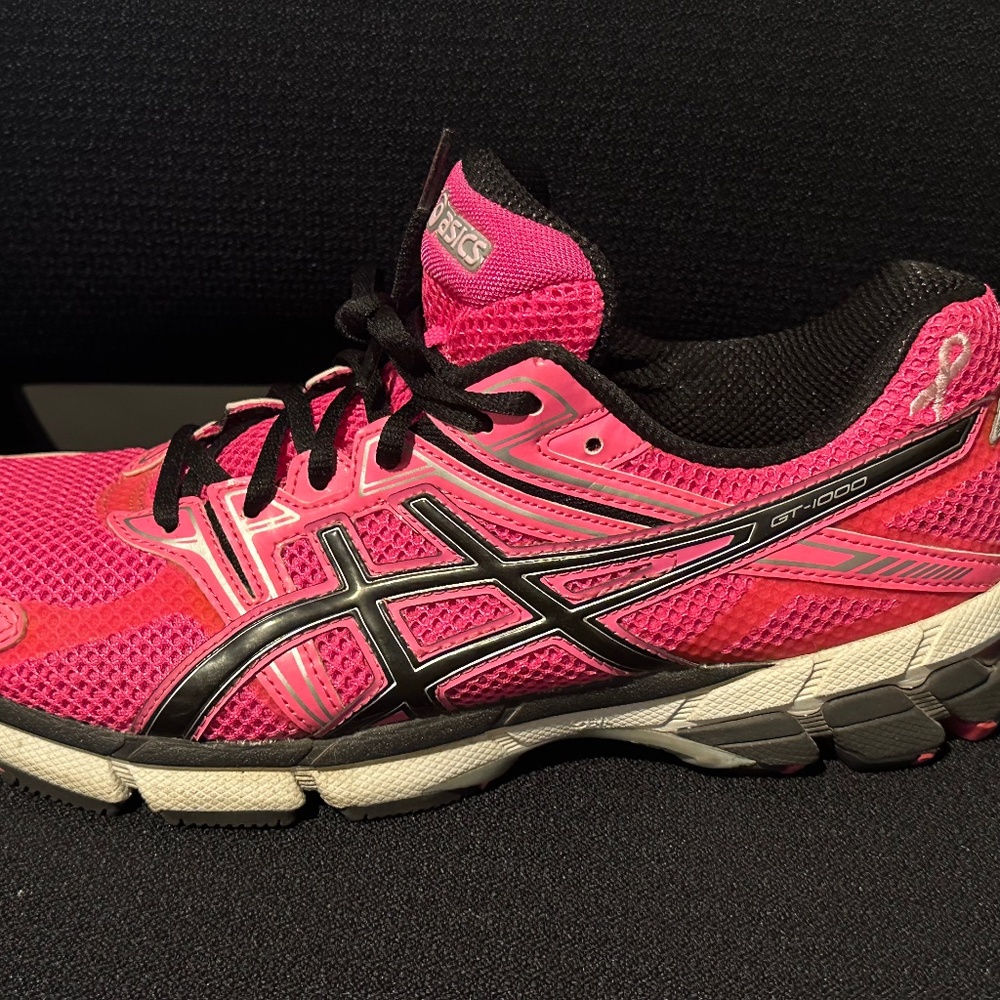 Asics GT 1000 Breast Cancer Awareness Shoes Womens Size 9.5 Sneakers T2N0N Pink